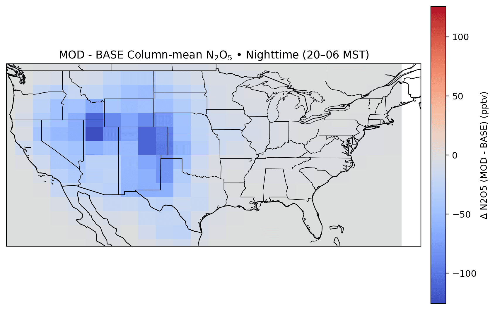 N2O5 difference map (after - before)