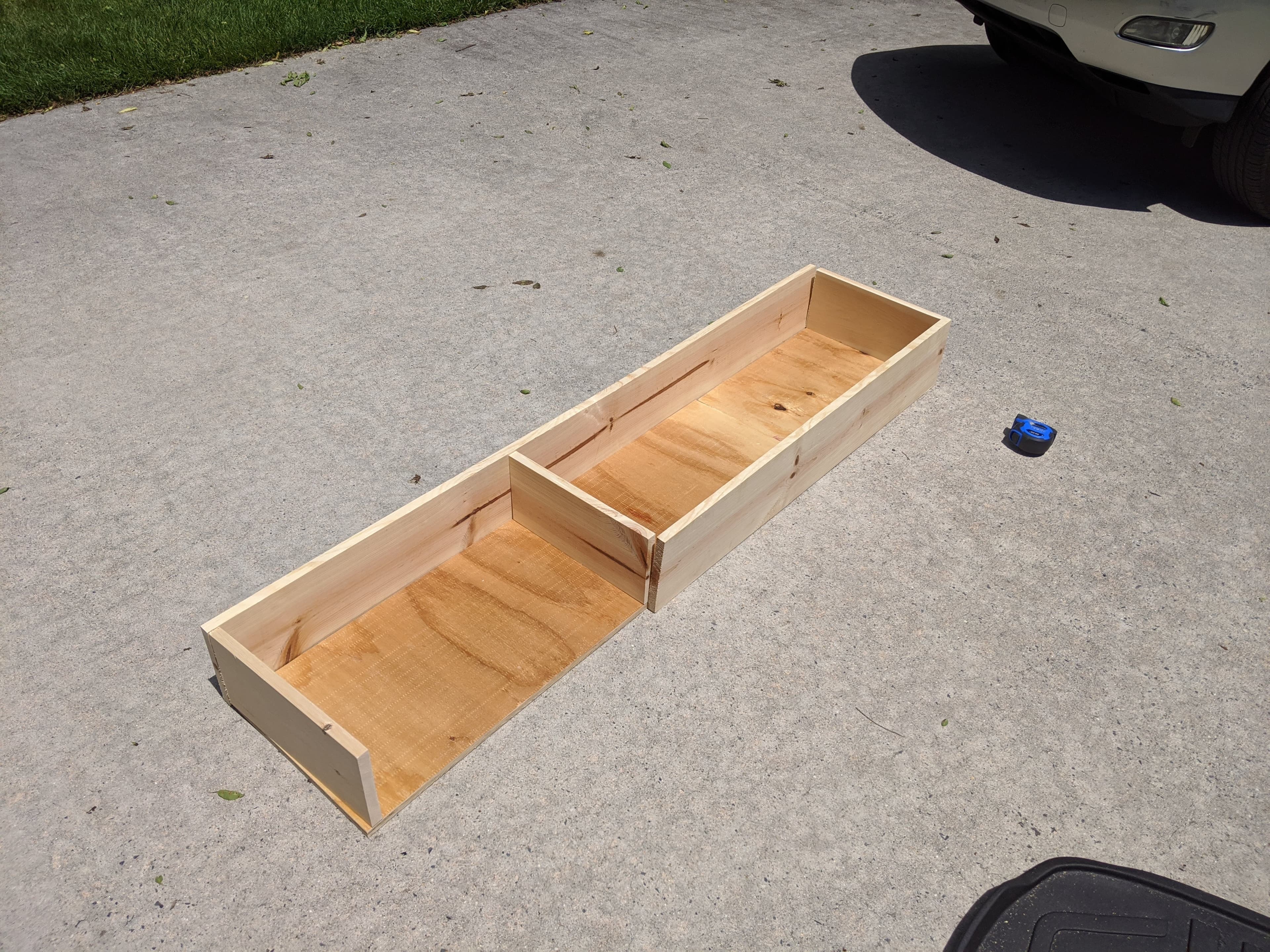 Drawer system construction photo 1