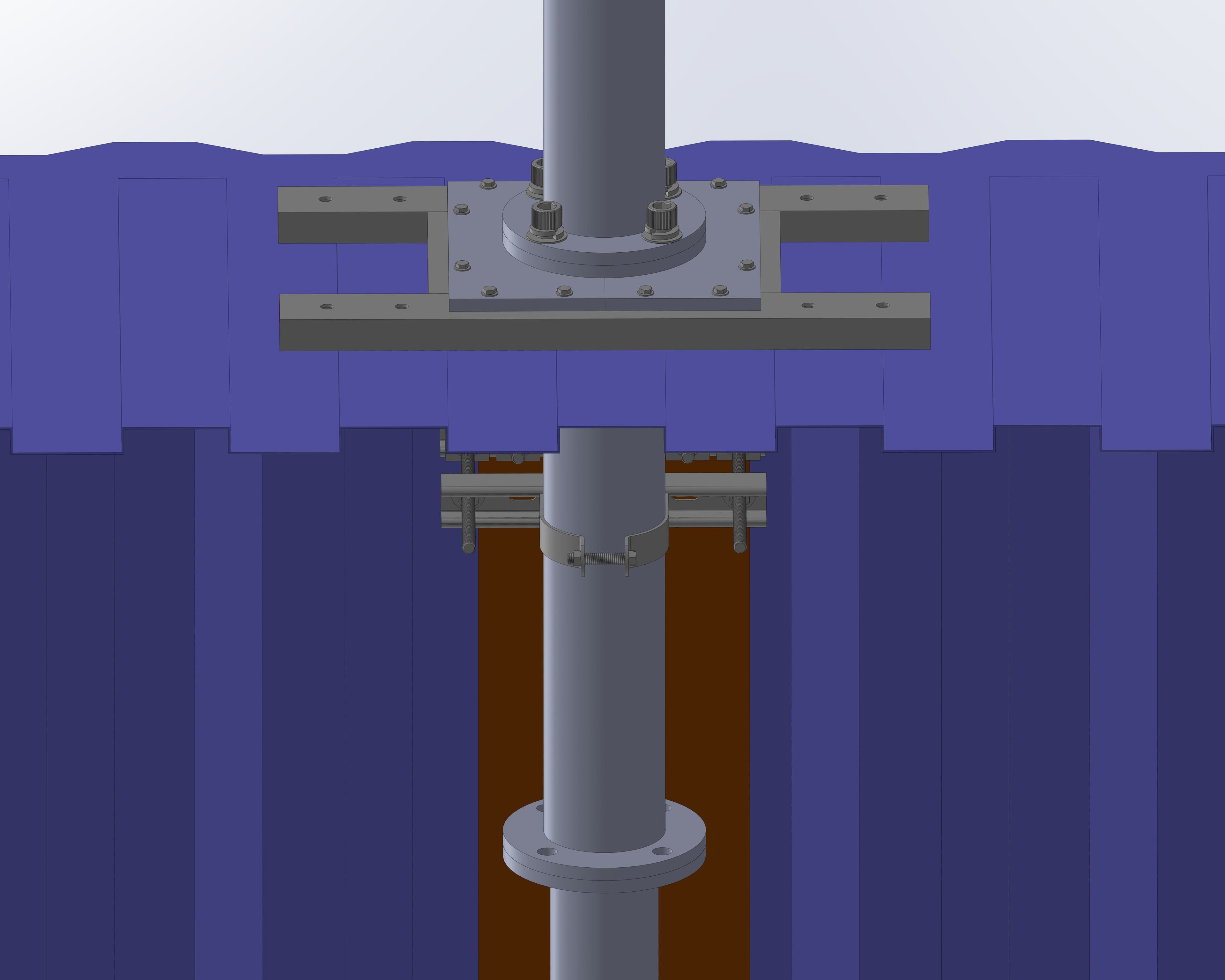 Seal assembly fit-up on the container roof