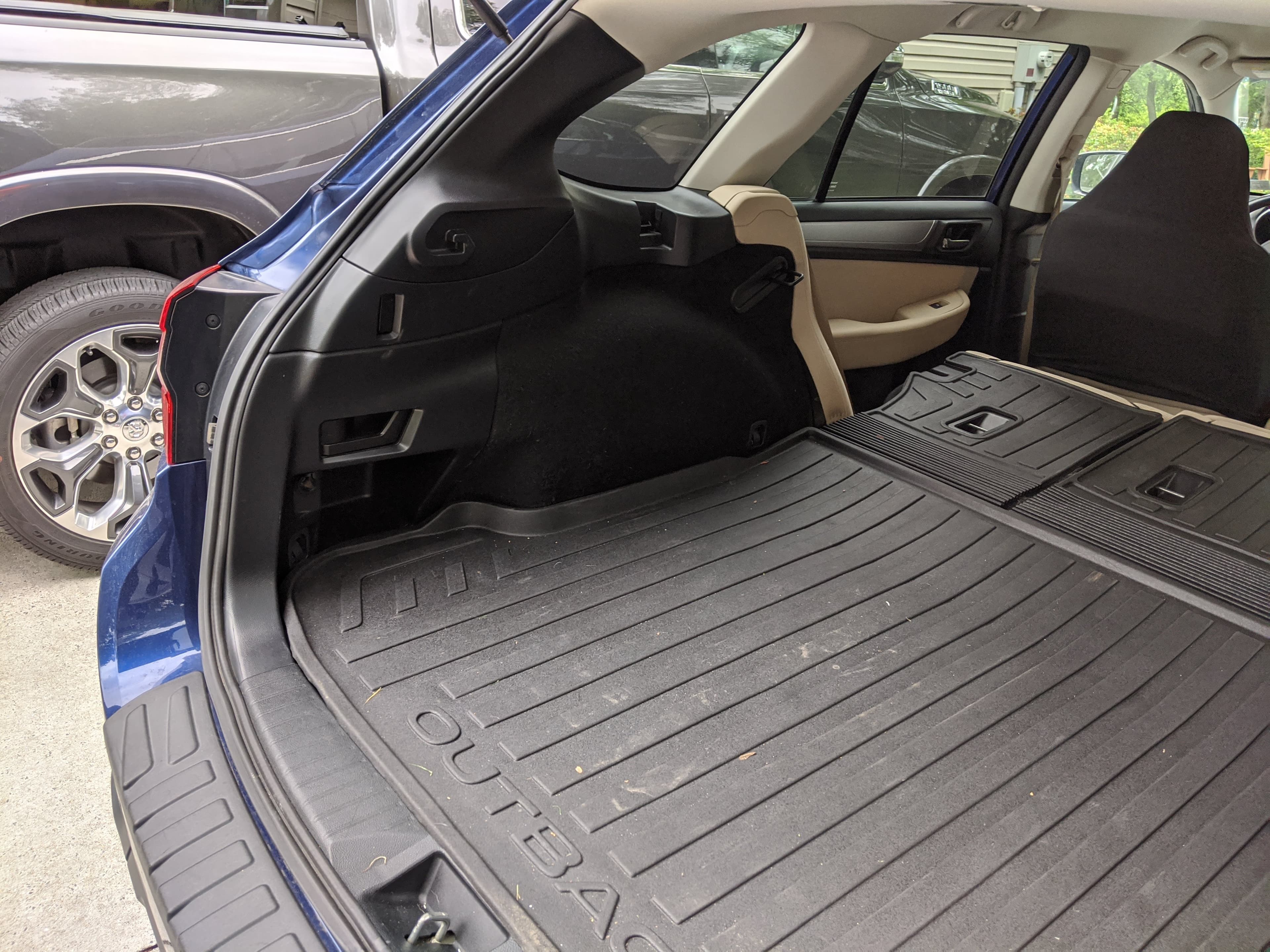 Trunk space view 3 showing measurement references